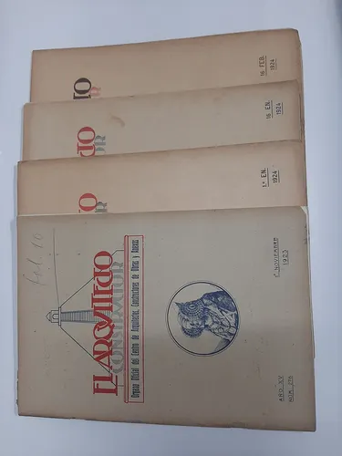 El Arquitecto Constructor 1923 1924 Revistas Antiguas X Unid (Usado)