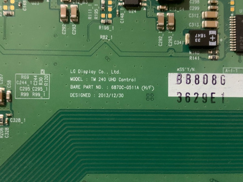 Placa Tcon T-con Tv LG 65ub9500 / 6870c-0511a Tcom T-com (Usado)