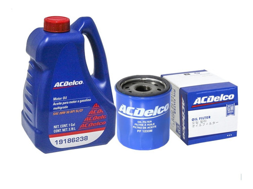 Kit Cambio Aceite 20w50 Chevrolet Matiz 1.0l