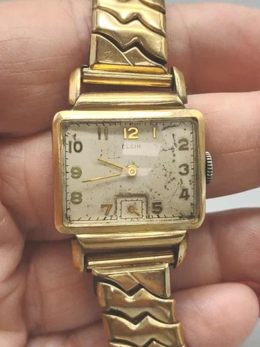 Reloj De Cuerda De Pulso Elgin Gold Filled