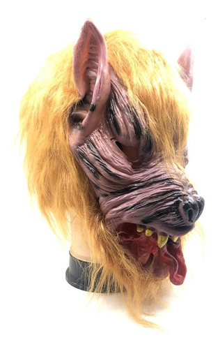 Lobo Máscara De Latex Halloween Disfraz Antifaz  Cosplay
