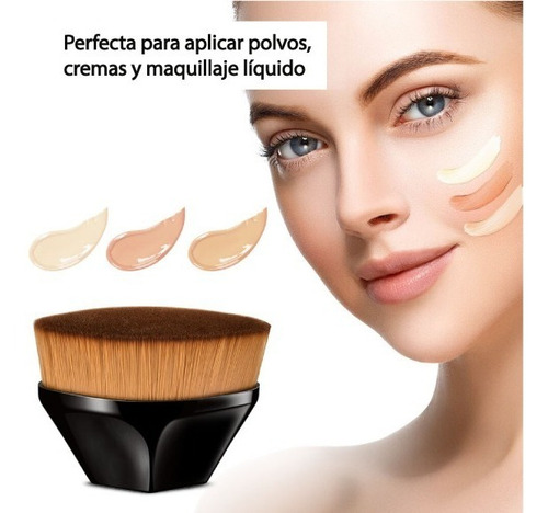 Imagen 2 de 2 de Brocha Para Base Bmakeup