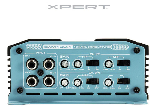 Mini Amplificador 4 Canales Db Drive Euphoria Xpert Exm400.4