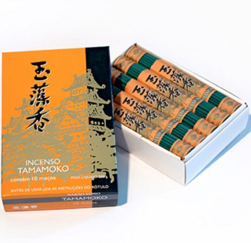 Incenso Senkô Tamamoko Budista Japones C/500 Varetas Fragrância Cedro