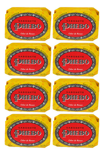 Sabonete Glicerina Phebo Granado Preto Rosas 90g - 08 Un