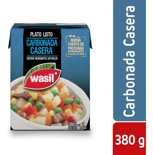 Carbonada Plato Listo Wasil Tetra 380 G