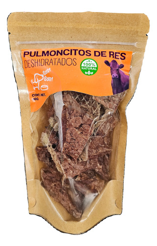 Pulmón De Res Deshidratado 100% Natural Y Nutritivo