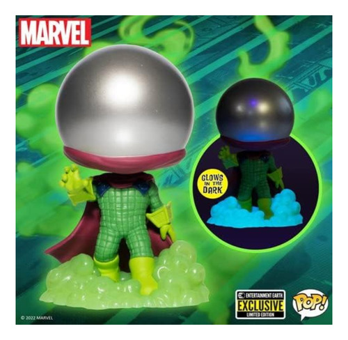 Mysterio Funko Pop Spiderman 1156 Gitd Brilla Exclusivo