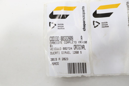 Cabeçote Completo (r) Ducati Diavel 1260 S 19-23(808) (Usado)