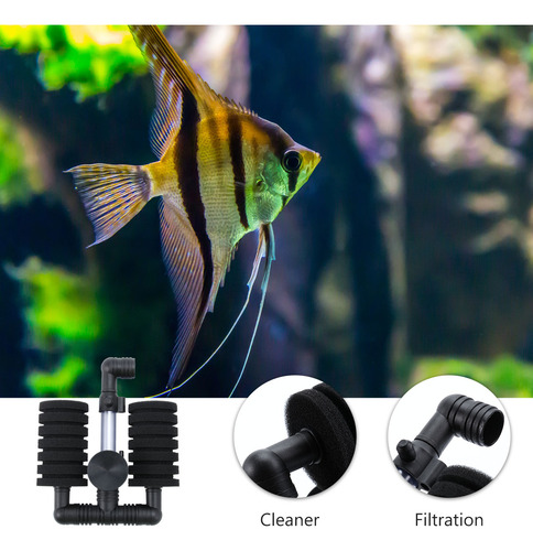 Filtro De Esponja Bioquímica Para Peceras De Acuario (negro)