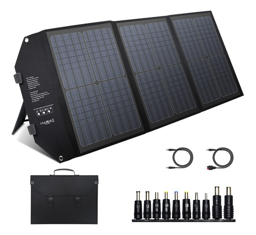 Panel Solar Portatil 60 W Cargador Plegable Para Generador V