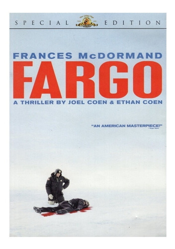 Fargo 1996 Frances Mcdormand Joel Coen Pelicula Dvd