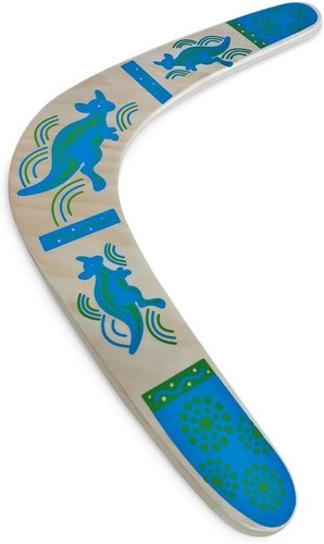 Boomerang Australiano Hecho A Mano, Diseño Aborigen+10 Años