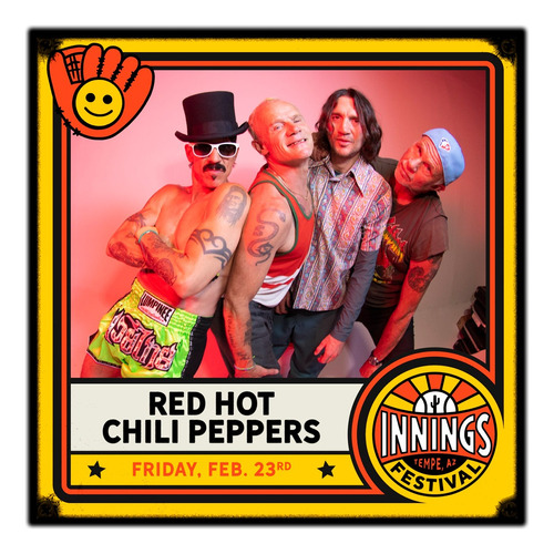 #406 - Cuadro Decorativo Vintage Red Hot Chilli Peppers Rhcp