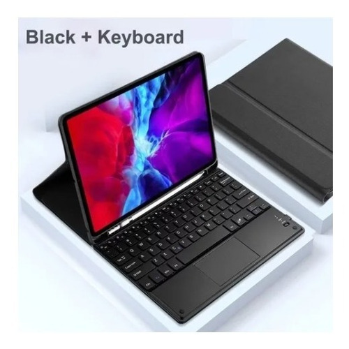 Imagen 2 de 8 de Funda Con Teclado Esp + Touchpad Para iPad Pro 12.9 Chip M1