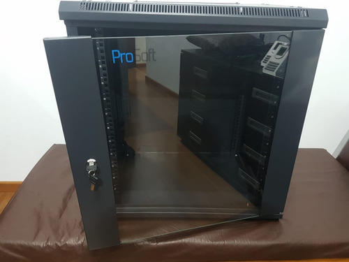 Imagen 6 de 7 de Rack De Red Mural 12u Unidades 19 450mm Prof Prosoft