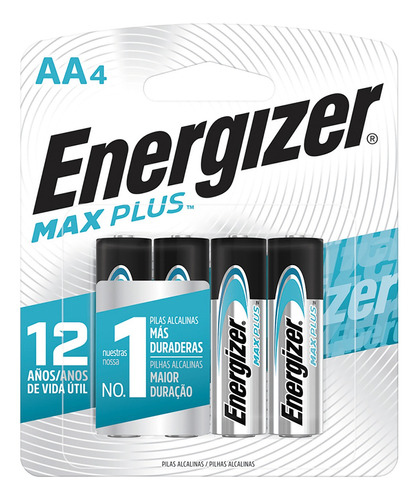 Pila Bateria Max Plus Aa4 Energizer