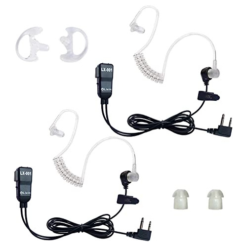 Lixin Dos Maneras Radio Earpiece, Auriculares Walkie W9mmk