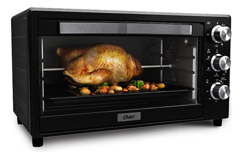 Horno de mesa eléctrico Oster TSSTTVLC60L 60L negro 220V