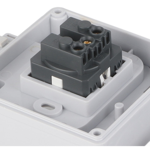 Enchufe Exterior Resistente A La Intemperie Ip66, Salida Ext