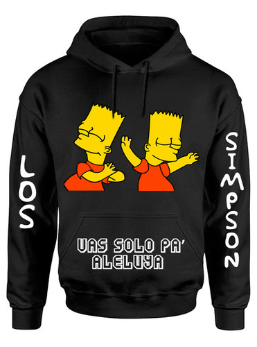 Buzo Hoodie Aleluya Vas Solo Pa'   Q1