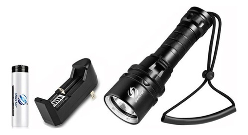 Linterna Buceo Profesional Shustar S-108 1000 Lum, Led Xml-2