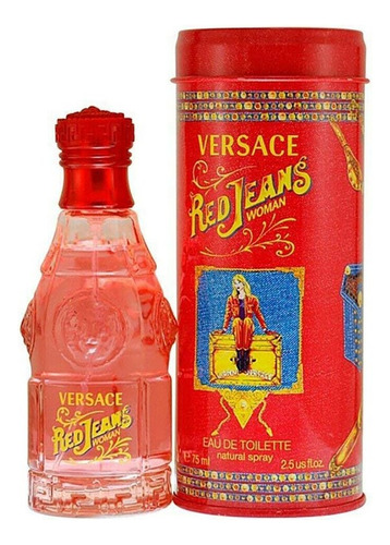 Perfume De Mujer Red Jeans By Versace  75 Ml. 100% Original