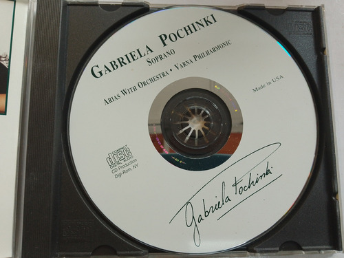 Gabriela Pochinki Cd Soprano ( Usa ) Impecable (Usado)