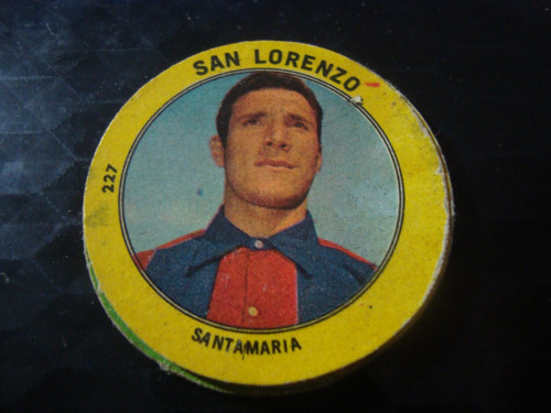 Figurita Futbol Album Golazo 1965 San Lorenzo Santamaría 227