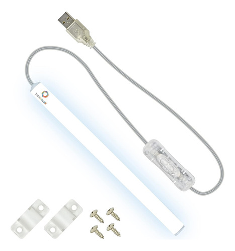 Truecolor - Barra De Luz Led Alimentada Por Usb Con Cubierta