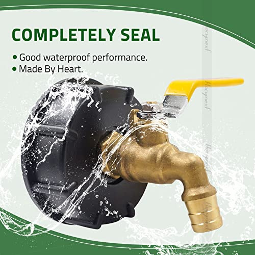 Adaptador De Tanque Ibc Y Grifo De Agua Horiznext 275, 330 G