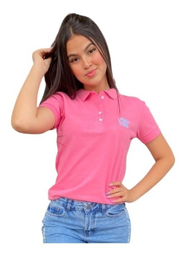 Camiseta Polo Rosa Aéropostale Califórnia