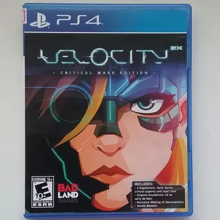 Velocity 2x Critical Mass Edition Ps4 Mídia Física Perfeito