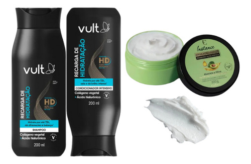 Kit Vult Shamp. + Condic. Recarga De Hidrat + Máscara Eudora