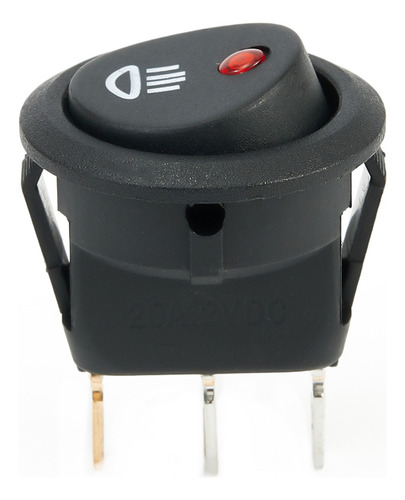 Interruptor De Luz Antiniebla Led Rojo De 12 V Para Coche, F