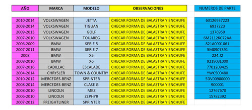 Balastra D1r Faro Xenon Escalade Sprinter Vw Jetta Bmw Townf
