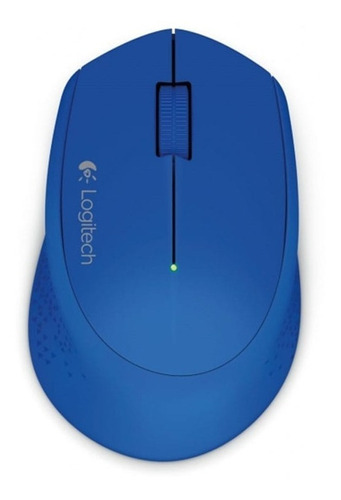 Logitech M280 Mouse Inalámbrico Ergonómico Azul