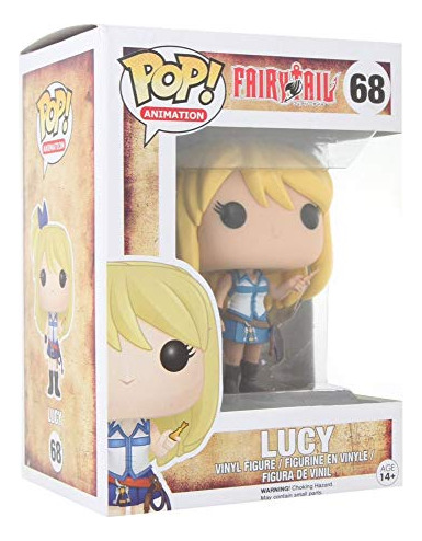Figura De Acción Funko Pop Anime Fairy Tail Lucy, Multicolor