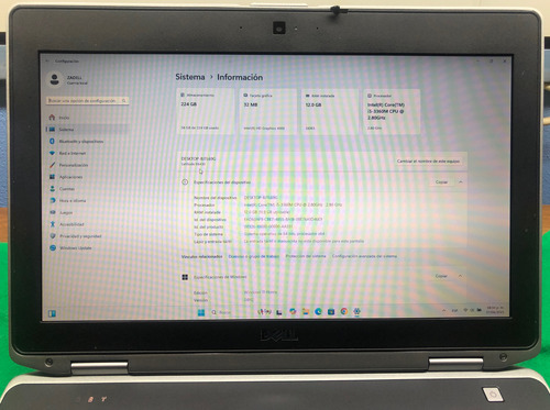 Laptop Dell Latitude E6430 Intel Core I5 3360m Ram 12ssd 240 Gris (Usado)