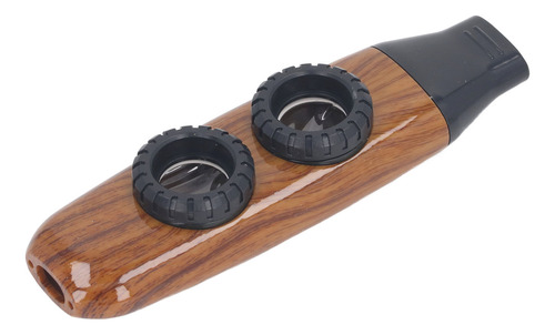 Instrumento De Sopro Musical Ajustável Dual Kazoo Flute Hole