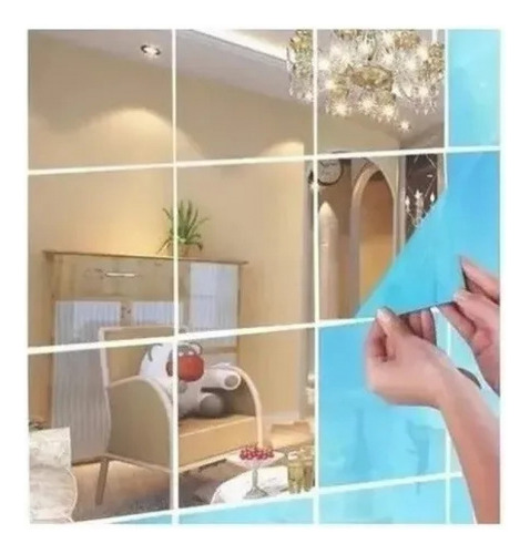 Pegatinas Reflectantes De Pared Con Espejo Falso For Decora