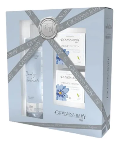 comprar Kit Body Splash Giovanna Baby Blue + 2 Sabonetes 90g