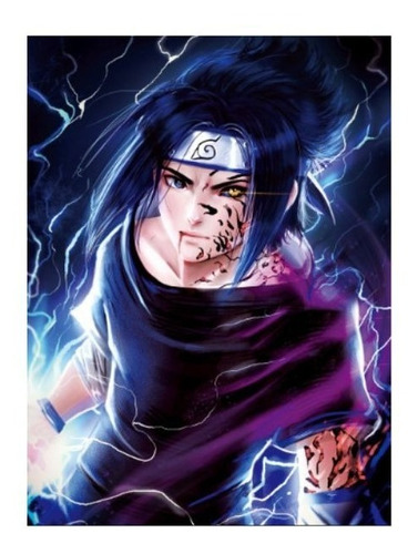 Poster 3d Lenticular 30x40cm Pvc Naruto Sin Marco