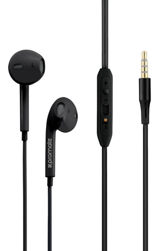 Auriculares Manos Libres Con Microfono Control Vol Bk