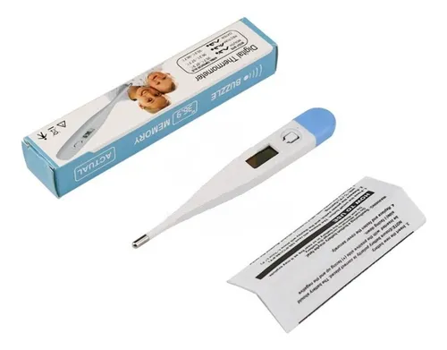 Termómetro Digital Corporal Axilar Oral Rectal Con Memoria