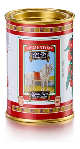 Pimentón Picante Puro Paprika Español Dos Caballos 90g
