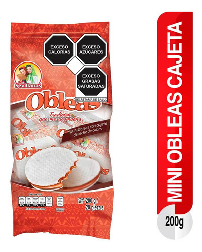 Obleas Las Sevillanas Mini 20 Piezas 200g