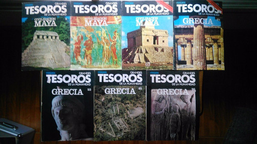 Grandes Tesoros De La Humanidad: Grecia, Mayas. 7 Tomos