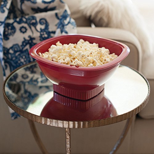 Popcorn Popper Nordic Ware Para Microondas, Color Rojo, 2,8