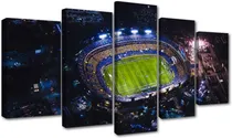 Comprar 5 Cuadros Decorativos Estadio Tigres  Futbol Mx Art 150x84cm